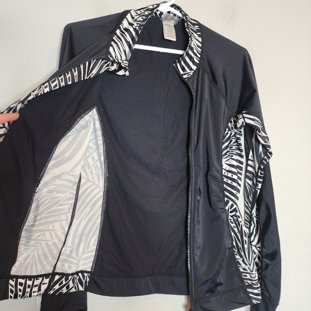 Tommy Bahama Black and White Zebra Coverup - Picture 9 of 16